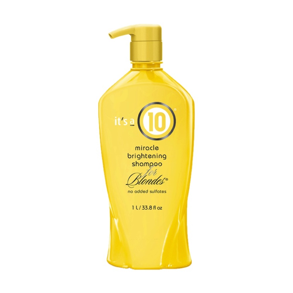Biggest Size ! It’s a 10 Miracle Brightening Shampoo for Blondes